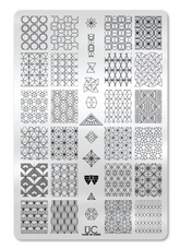 Luxe In Lines -  Uber Chic Stamping Plate